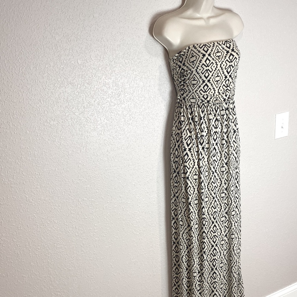 Papaya strapless maxi summer dress